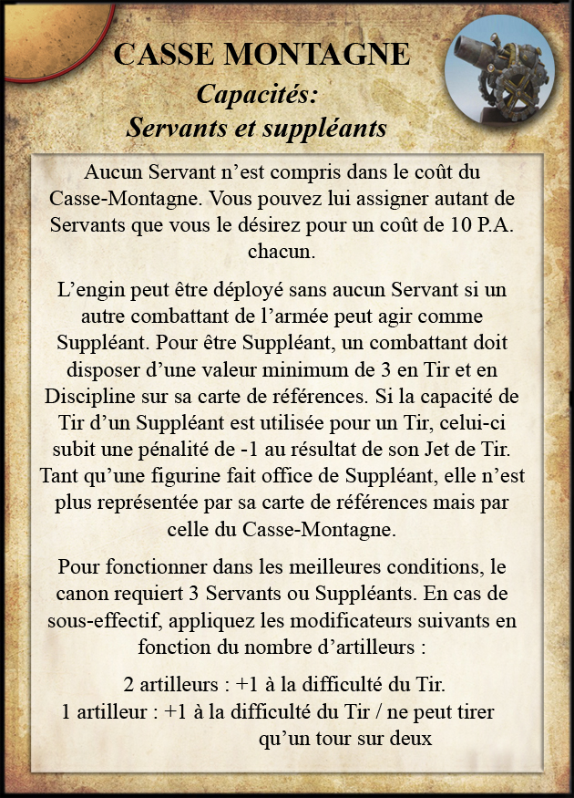 Servants et Suppléants